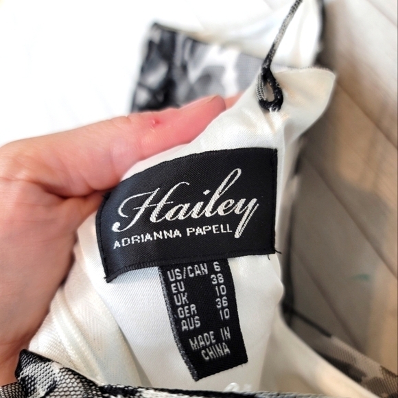 HAILEY by ADRIANNA PAPPELL FLORAL BEADED DROP WAIST MAXI DRESS, SZ 6 - Picture 10 of 15